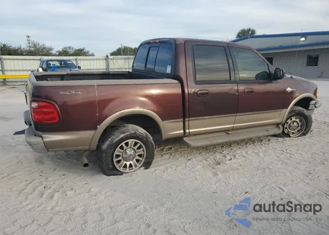 2002 Ford F150 Supercrew from USA, damaged, VIN 1FTRW08LX2KB17595